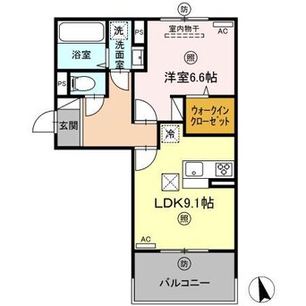 間取図 PREMILIFE汐見