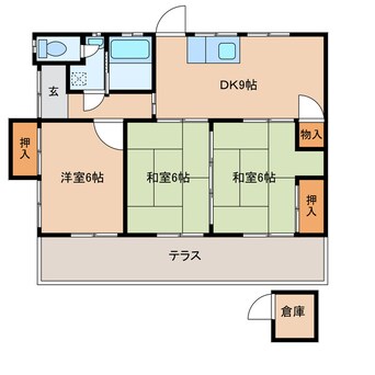 間取図 池辺貸家