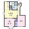 ファンタジー21 2LDKの間取り