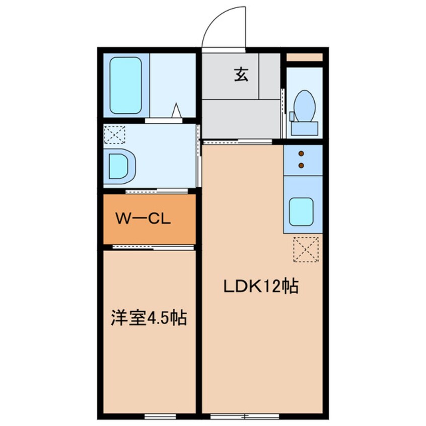 間取図 BOX-M EAST