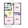 チャレロ21B 3DKの間取り