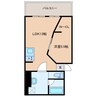 パインリーフ大分 1LDKの間取り