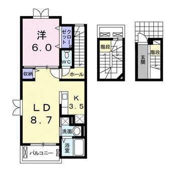間取図 フェリオ美丘