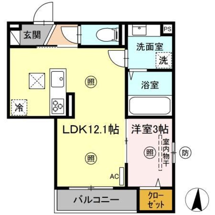 間取図 PREMILIFE寿町