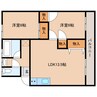 サンハイツK 2LDKの間取り