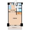 エクセル悦和3 1DKの間取り