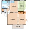 ドミール光吉 3DKの間取り