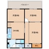 大津コーポ 3DKの間取り