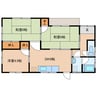 仲西町2丁目貸家 3DKの間取り