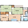 仲西町2丁目貸家 3DKの間取り