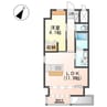 SEIKO　BLD 1LDKの間取り