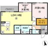 PREMILIFE大州浜 2LDKの間取り
