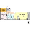D-ROOM長浜 1LDKの間取り