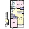 ニューサカエールⅠ 2LDKの間取り