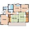 森1255-1貸家 4Kの間取り