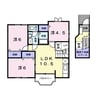 第５府内プロパン 3LDKの間取り