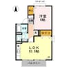 セジュール六本松B棟 1LDKの間取り