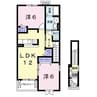 エスペランサ 2LDKの間取り