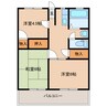 パナハイツ三浦 3DKの間取り