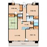 ライフヒルズ明野北 4LDKの間取り