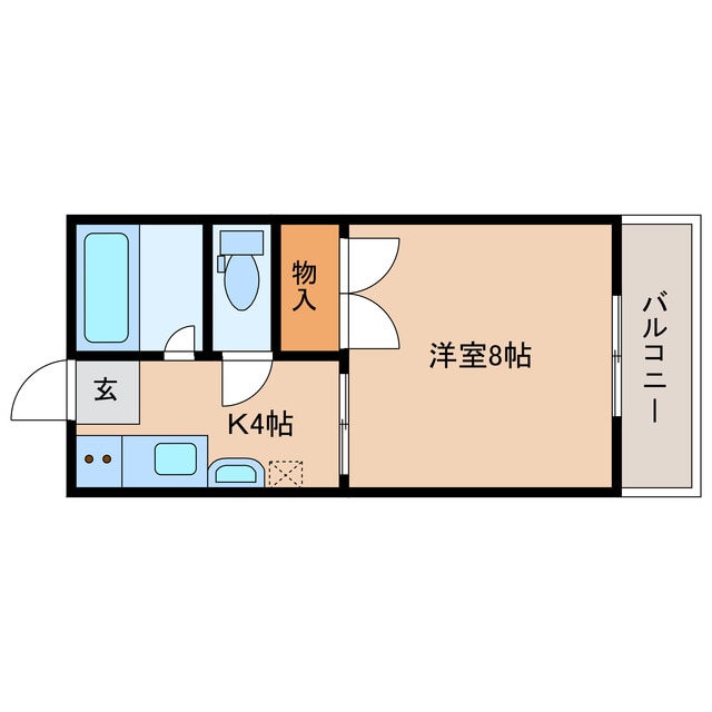 間取り図 逢春コーポNo.2