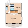 ENPLACE 1LDKの間取り