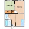 コーポ松本 2Kの間取り