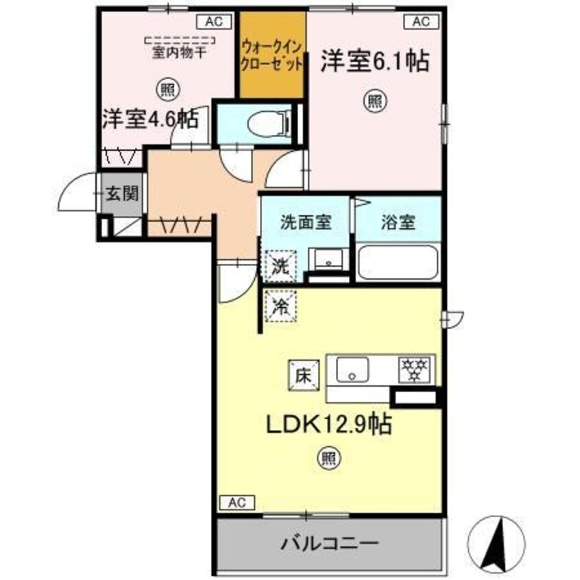 間取図 ciel翠