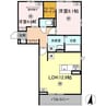 ciel翠 2LDKの間取り