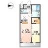 ビリーブハナゾノ 1LDKの間取り