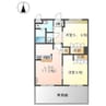 ブルースカイ 2LDKの間取り