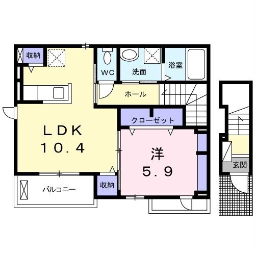間取り図 プリムローズⅣ