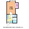 アーサ新通西 1Kの間取り