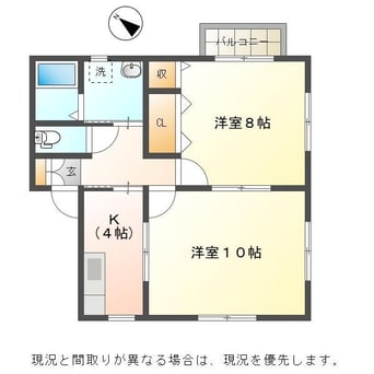 間取図 アンジュー