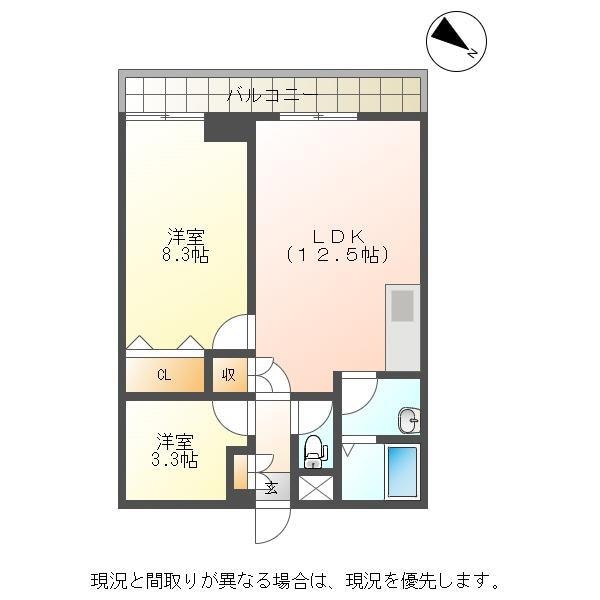 間取り図 ピュアみやび３番館