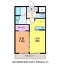 つかさマンション 1LDKの間取り