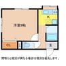 パルテール 1Kの間取り