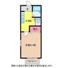 コーポあじさい 1Kの間取り