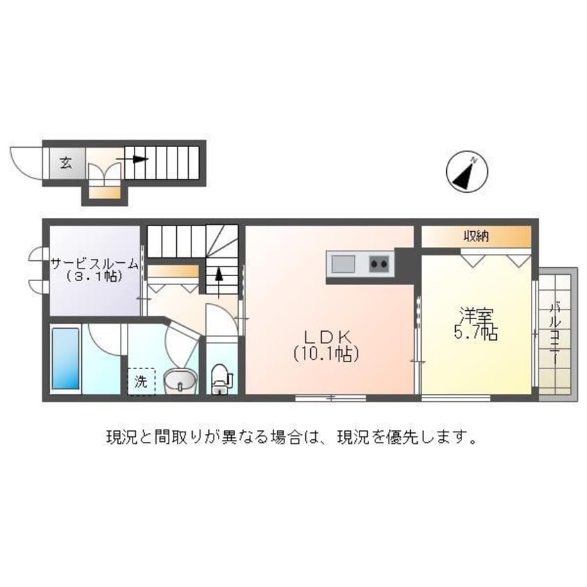 間取図 花鳥苑ヴィラ