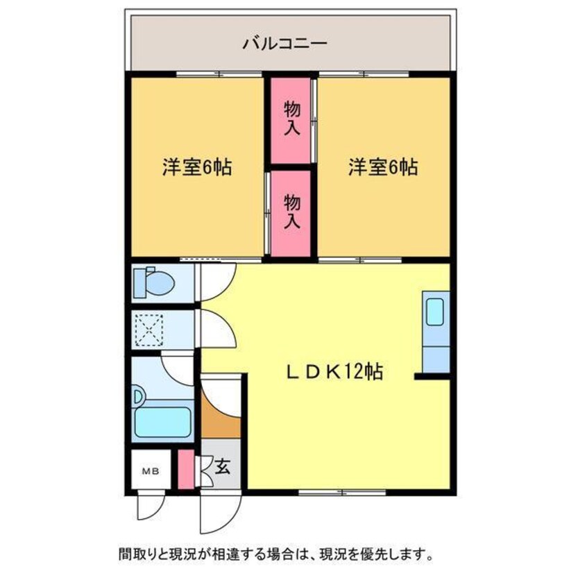 間取図 コーポ上山