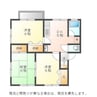 クレスト 3DKの間取り