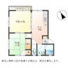 グローリアス 2DKの間取り