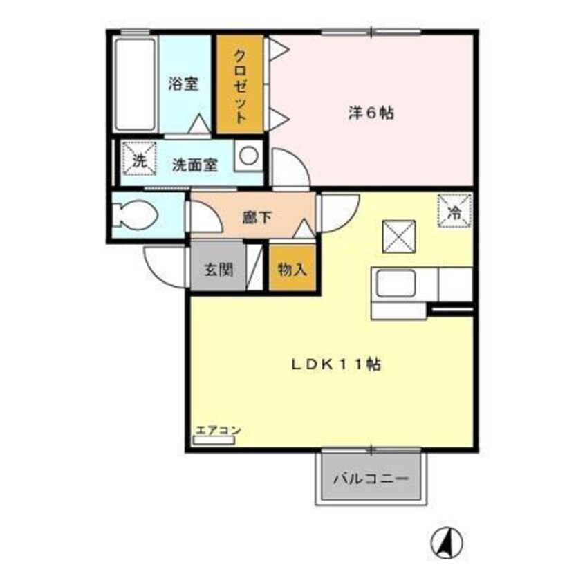 間取図 アトリオ小新