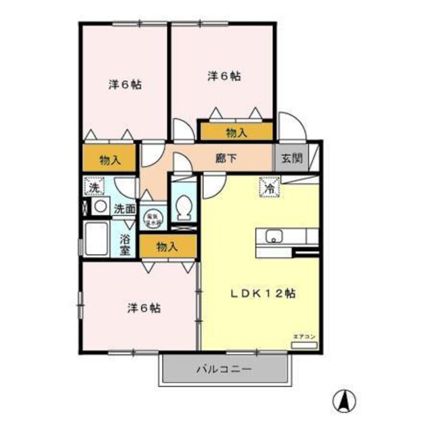 間取図 アトリオ