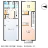 ココモときめき東 1LDKの間取り