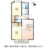 越後線/青山駅 徒歩16分 1階 築23年 2LDKの間取り