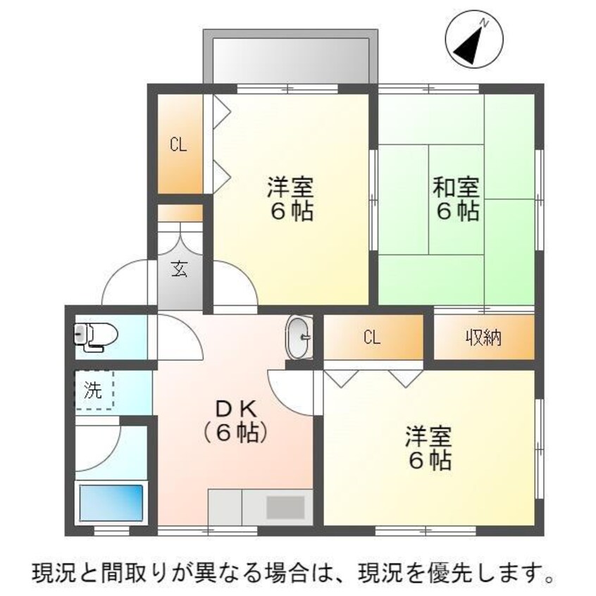間取図 ハイムクローバーIII