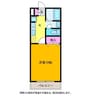 ｋｏｋｏｍｏ　ｉ 1Kの間取り