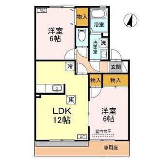 間取図 グランメール大野