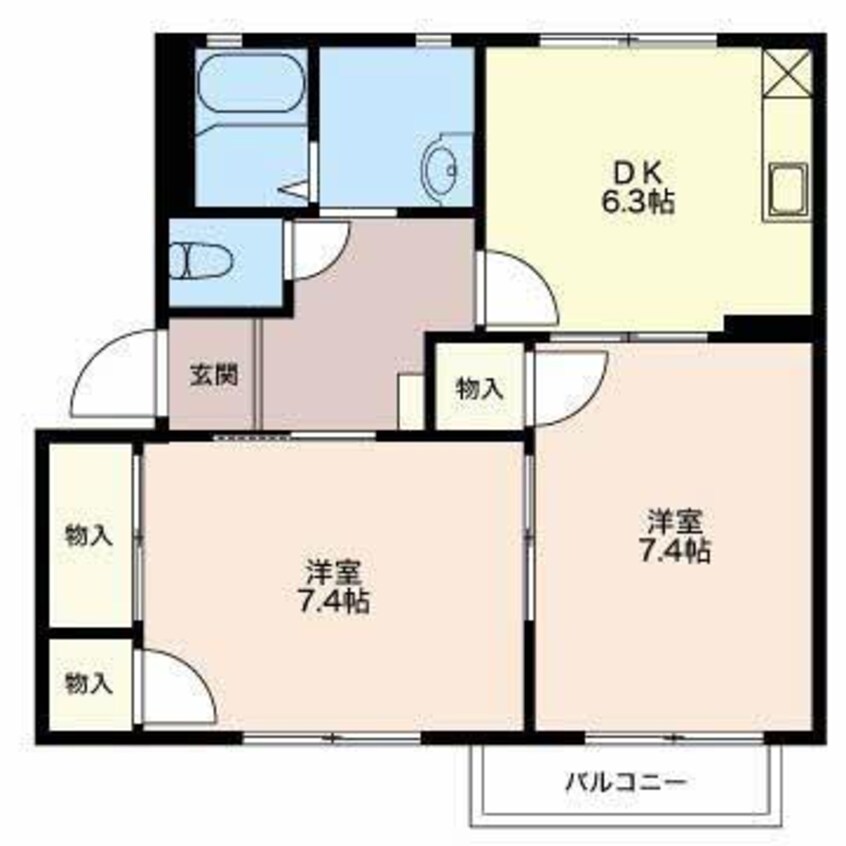 間取図 グリーンベールＭＡＥＤＡ